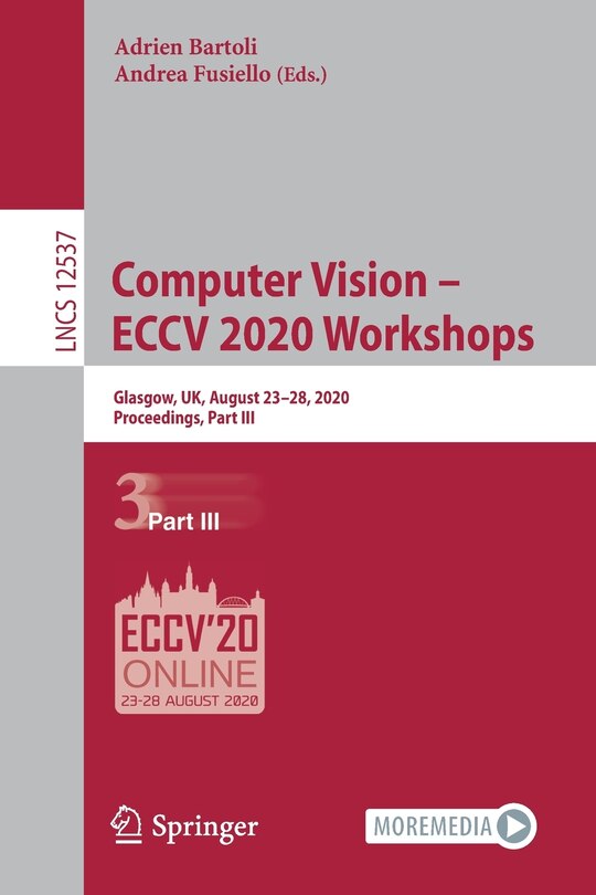 Front cover_Computer Vision - Eccv 2020 Workshops