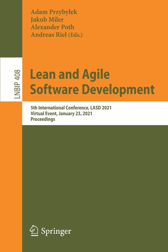 Front cover_Lean and Agile Software Development