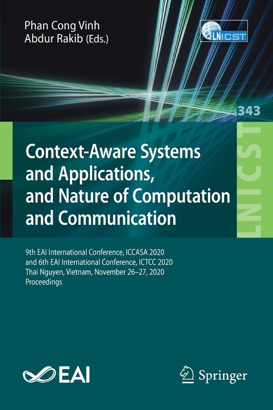 Front cover_Context-Aware Systems and Applications, and Nature of Computation and Communication