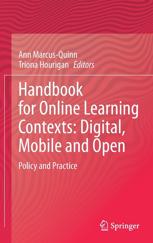 Couverture_Handbook For Online Learning Contexts