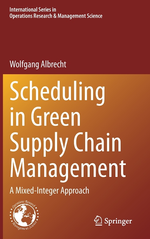 Front cover_Scheduling In Green Supply Chain Management