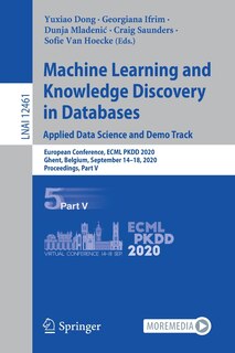 Couverture_Machine Learning and Knowledge Discovery in Databases. Applied Data Science and Demo Track