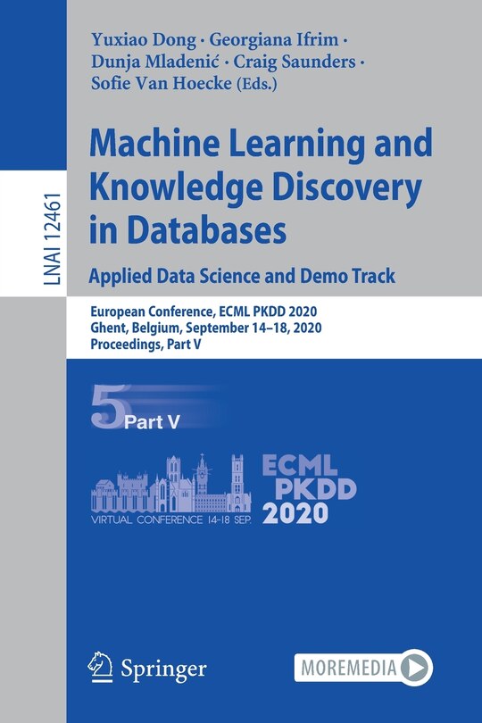 Couverture_Machine Learning and Knowledge Discovery in Databases. Applied Data Science and Demo Track