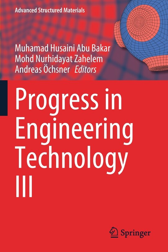 Couverture_Progress in Engineering Technology III