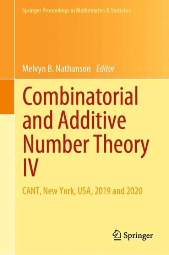 Couverture_Combinatorial And Additive Number Theory Iv