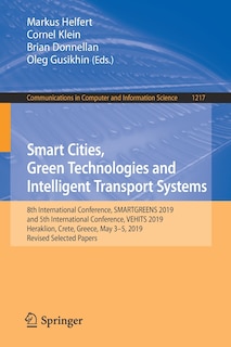 Front cover_Smart Cities, Green Technologies and Intelligent Transport Systems