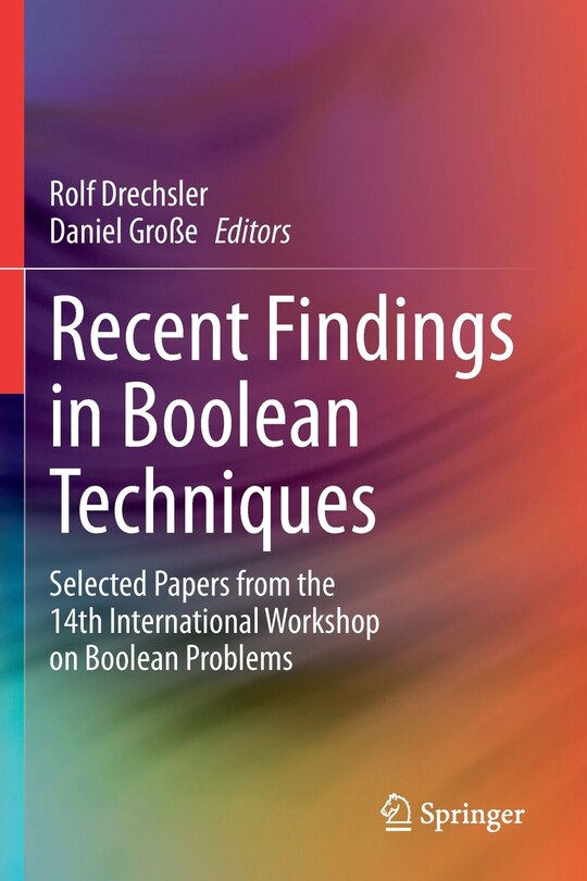 Couverture_Recent Findings in Boolean Techniques