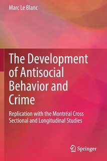 Couverture_The Development of Antisocial Behavior and Crime