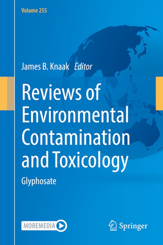 Front cover_Reviews Of Environmental Contamination And Toxicology Volume 255