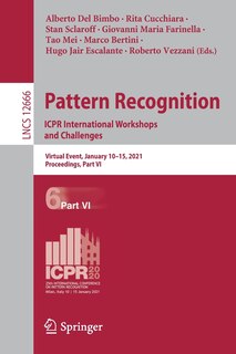 Couverture_Pattern Recognition. Icpr International Workshops and Challenges