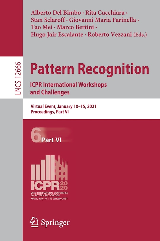 Couverture_Pattern Recognition. Icpr International Workshops and Challenges
