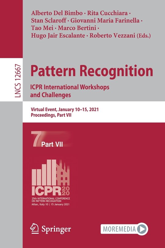 Front cover_Pattern Recognition. Icpr International Workshops and Challenges