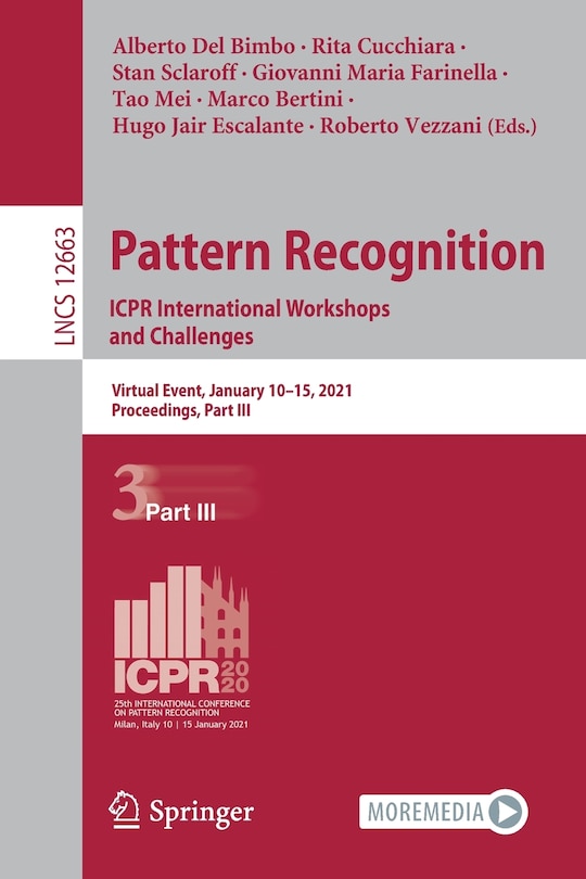 Couverture_Pattern Recognition. Icpr International Workshops and Challenges