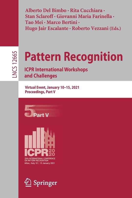 Front cover_Pattern Recognition. ICPR International Workshops and Challenges