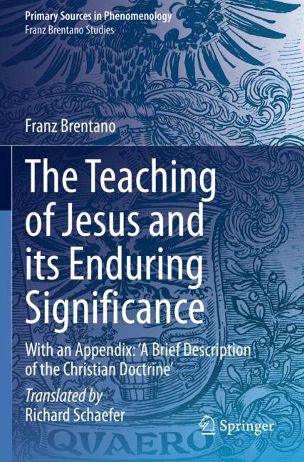 Front cover_The Teaching of Jesus and its Enduring Significance