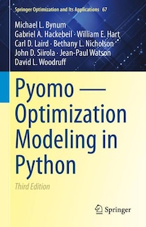 Couverture_Pyomo - Optimization Modeling in Python