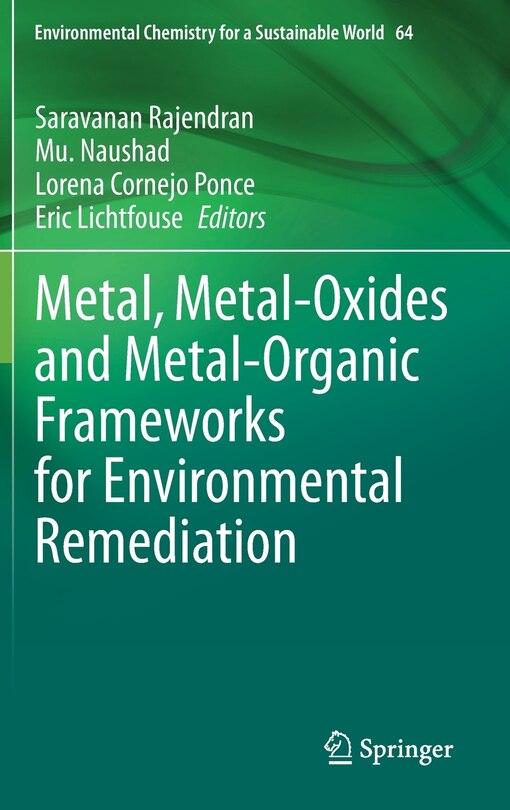 Couverture_Metal, Metal-oxides And Metal-organic Frameworks For Environmental Remediation