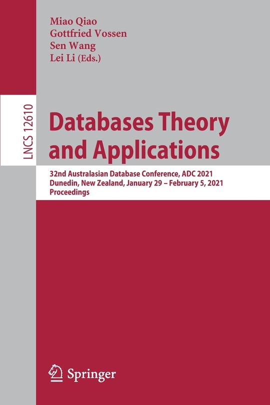 Front cover_Databases Theory and Applications