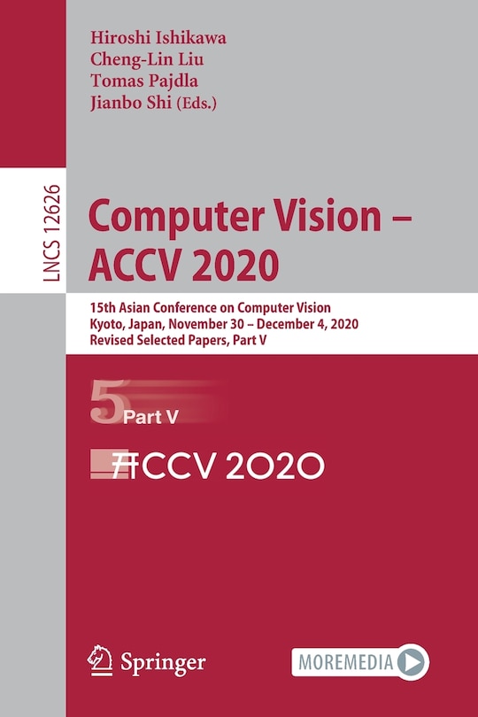Front cover_Computer Vision - ACCV 2020