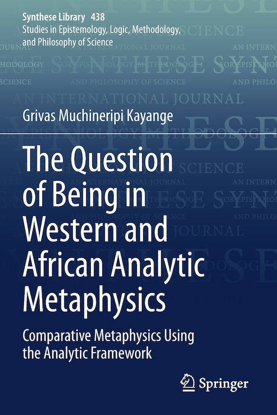 Couverture_The Question of Being in Western and African Analytic Metaphysics