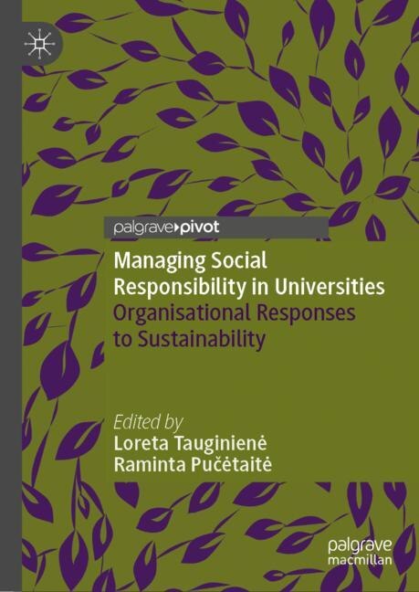 Front cover_Managing Social Responsibility In Universities