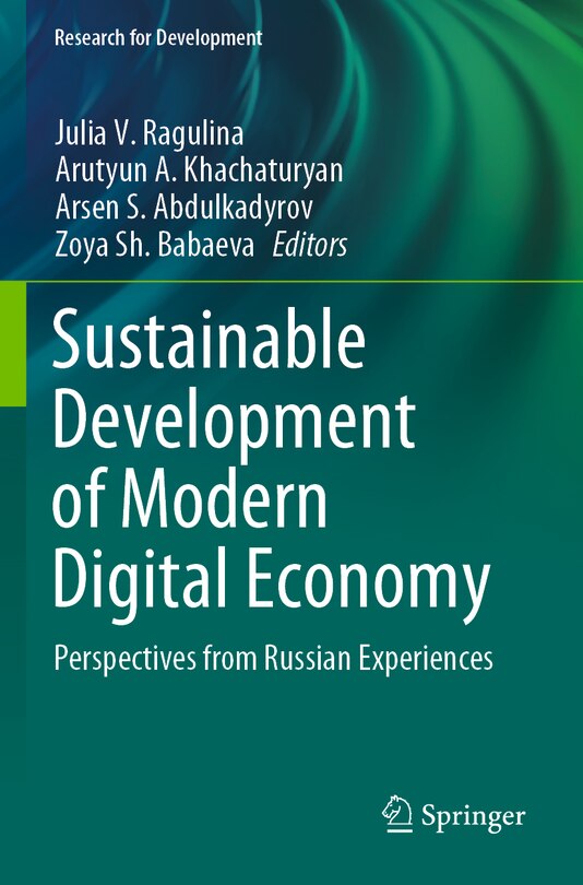 Front cover_Sustainable Development of Modern Digital Economy