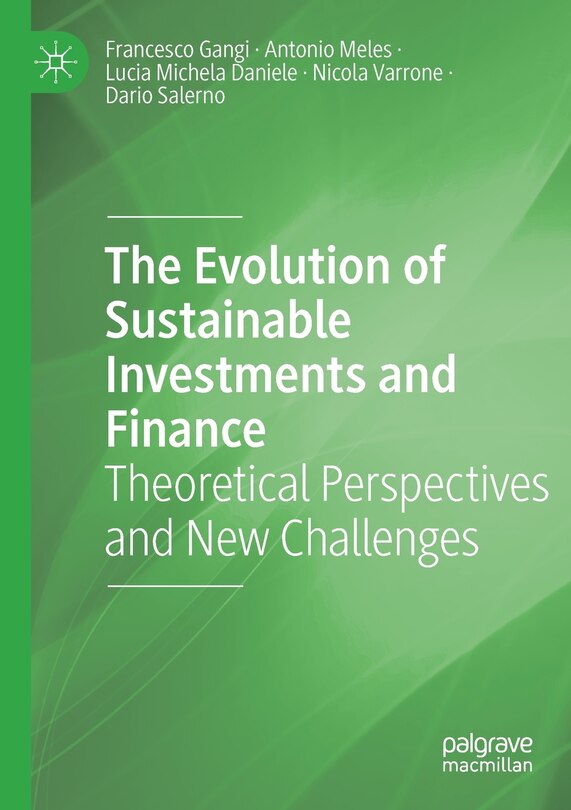 Front cover_The Evolution of Sustainable Investments and Finance