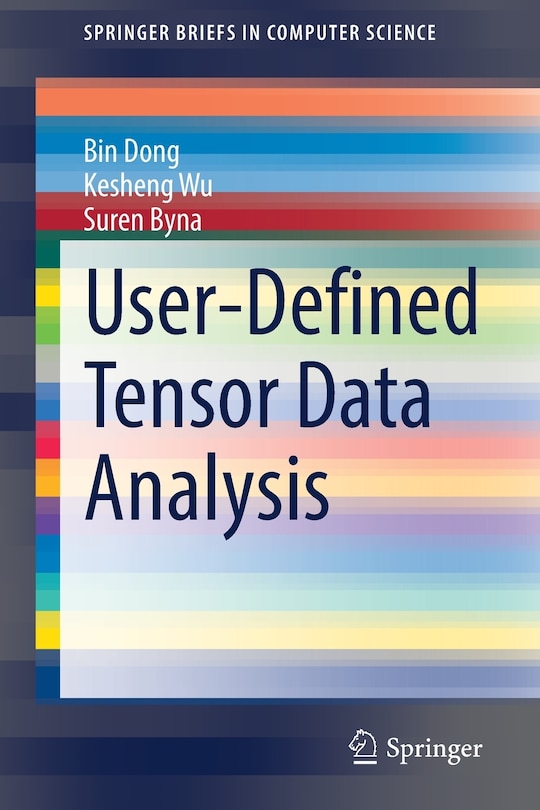 Front cover_User-Defined Tensor Data Analysis