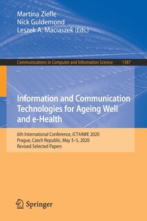 Couverture_Information and Communication Technologies for Ageing Well and e-Health