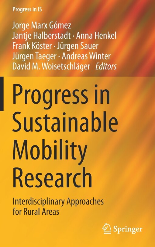 Couverture_Progress in Sustainable Mobility Research