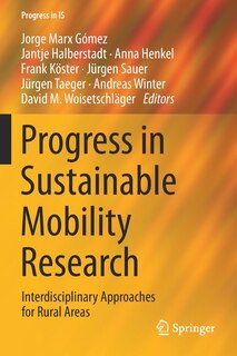 Couverture_Progress in Sustainable Mobility Research