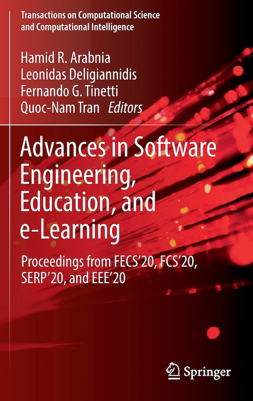 Front cover_Advances In Software Engineering, Education, And E-learning