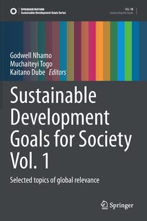 Front cover_Sustainable Development Goals For Society Vol. 1
