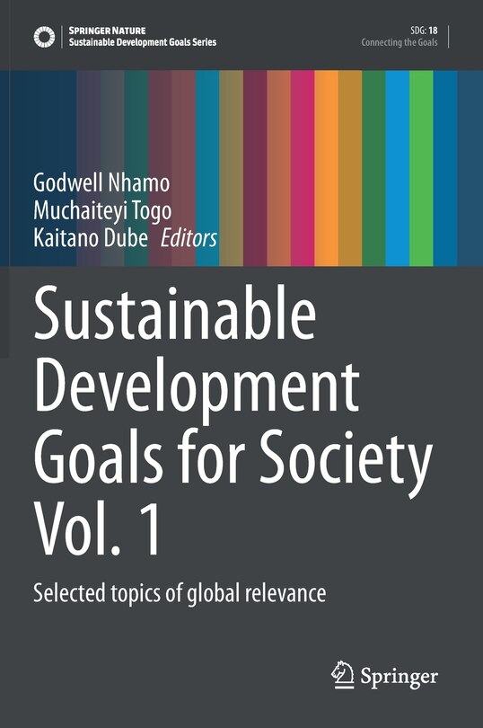 Front cover_Sustainable Development Goals For Society Vol. 1