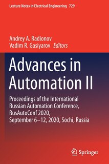 Front cover_Advances in Automation II