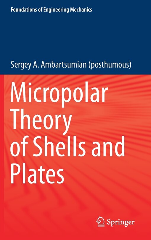 Couverture_Micropolar Theory Of Shells And Plates