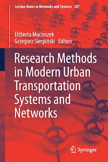 Couverture_Research Methods in Modern Urban Transportation Systems and Networks