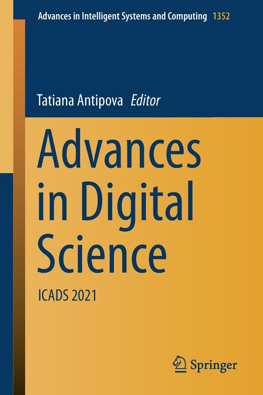 Couverture_Advances In Digital Science