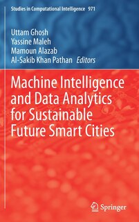 Couverture_Machine Intelligence And Data Analytics For Sustainable Future Smart Cities