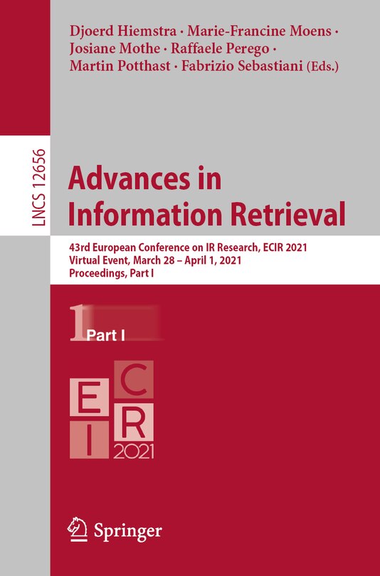 Front cover_Advances in Information Retrieval