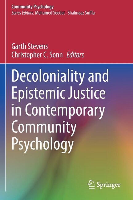 Front cover_Decoloniality and Epistemic Justice in Contemporary Community Psychology