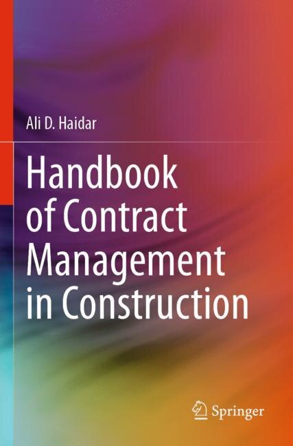 Couverture_Handbook of Contract Management in Construction