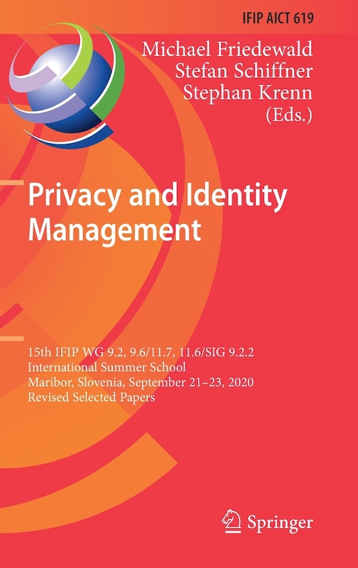 Front cover_Privacy and Identity Management