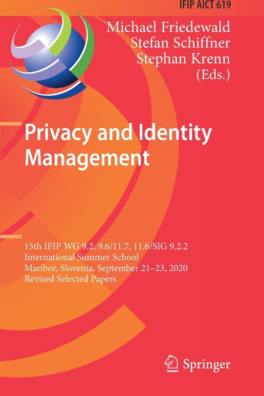 Front cover_Privacy and Identity Management