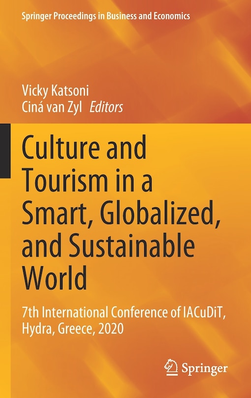 Couverture_Culture And Tourism In A Smart, Globalized, And Sustainable World