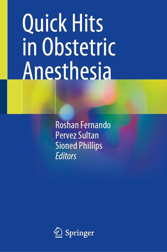 Front cover_Quick Hits in Obstetric Anesthesia