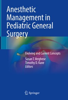 Couverture_Anesthetic Management In Pediatric General Surgery