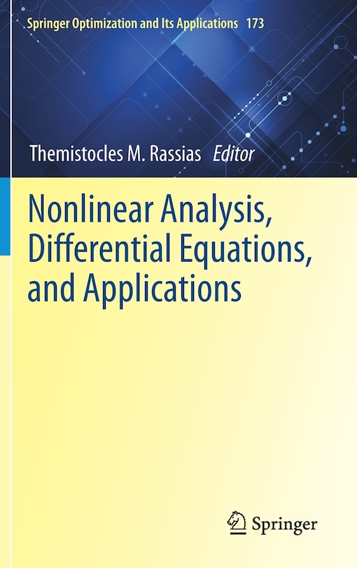 Couverture_Nonlinear Analysis, Differential Equations, And Applications