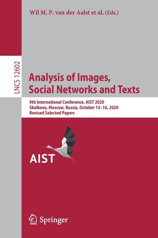 Front cover_Analysis of Images, Social Networks and Texts