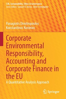 Front cover_Corporate Environmental Responsibility, Accounting and Corporate Finance in the EU